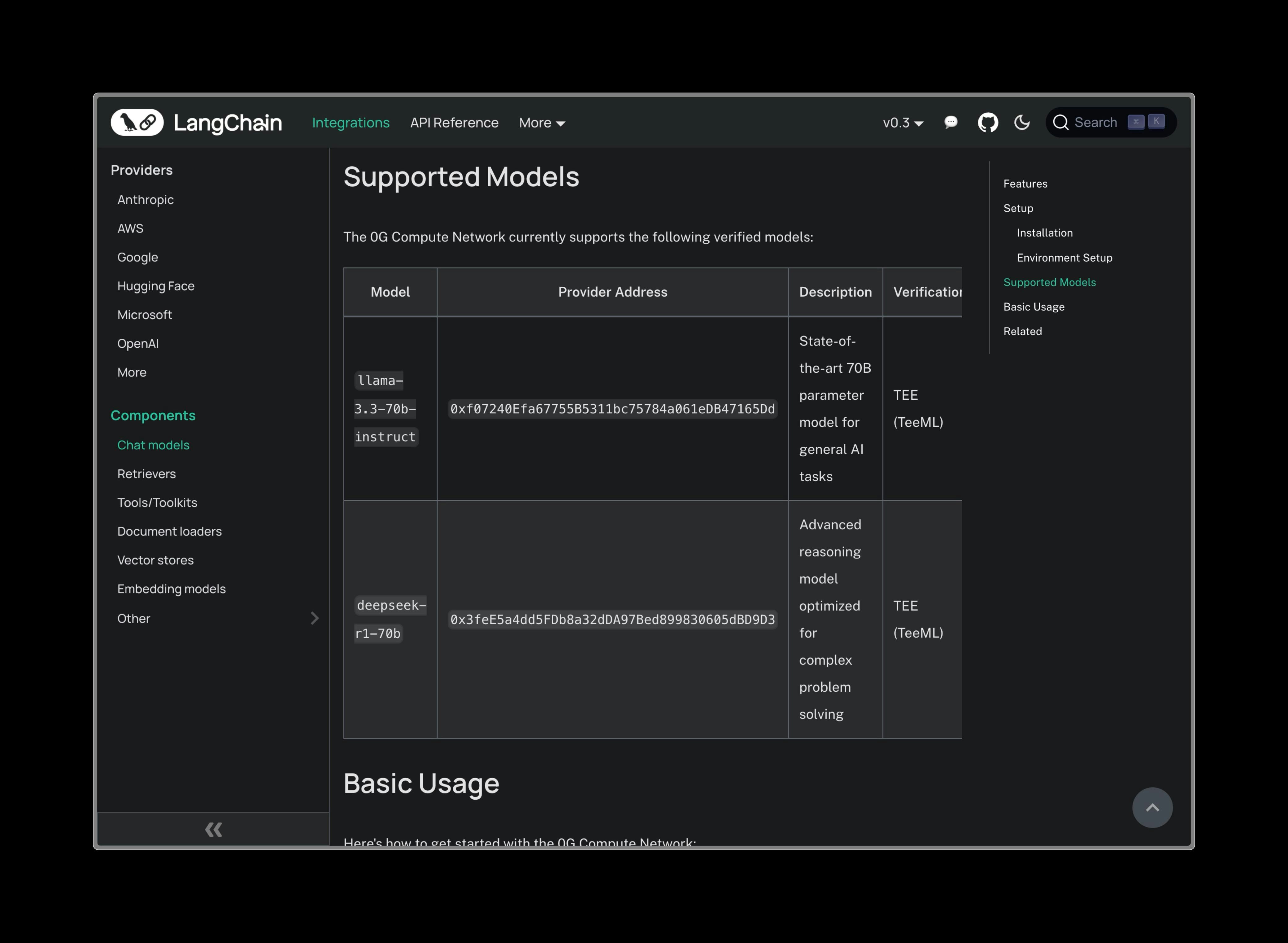 LangChain 0G Integration - Advanced Chain Operations