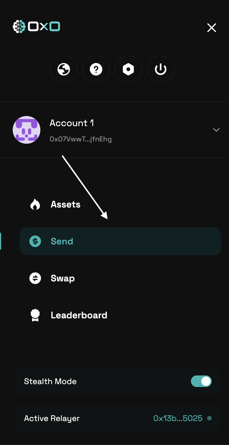 Send Assets Example