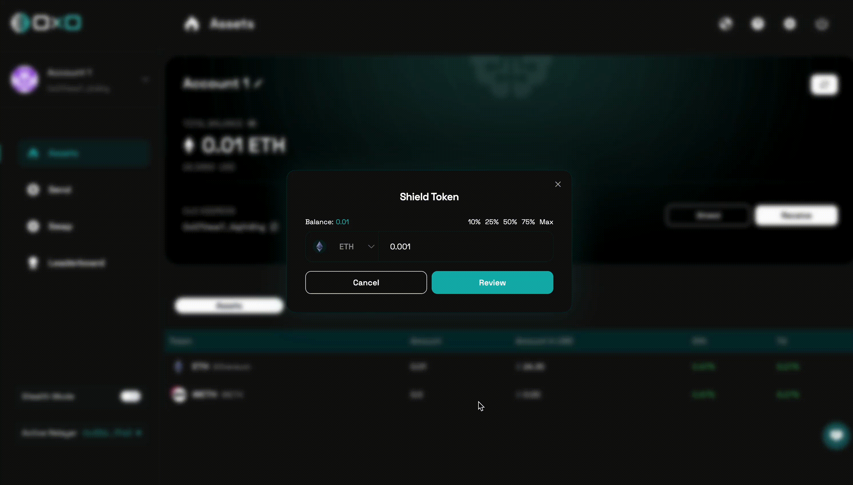 Shield Assets Example