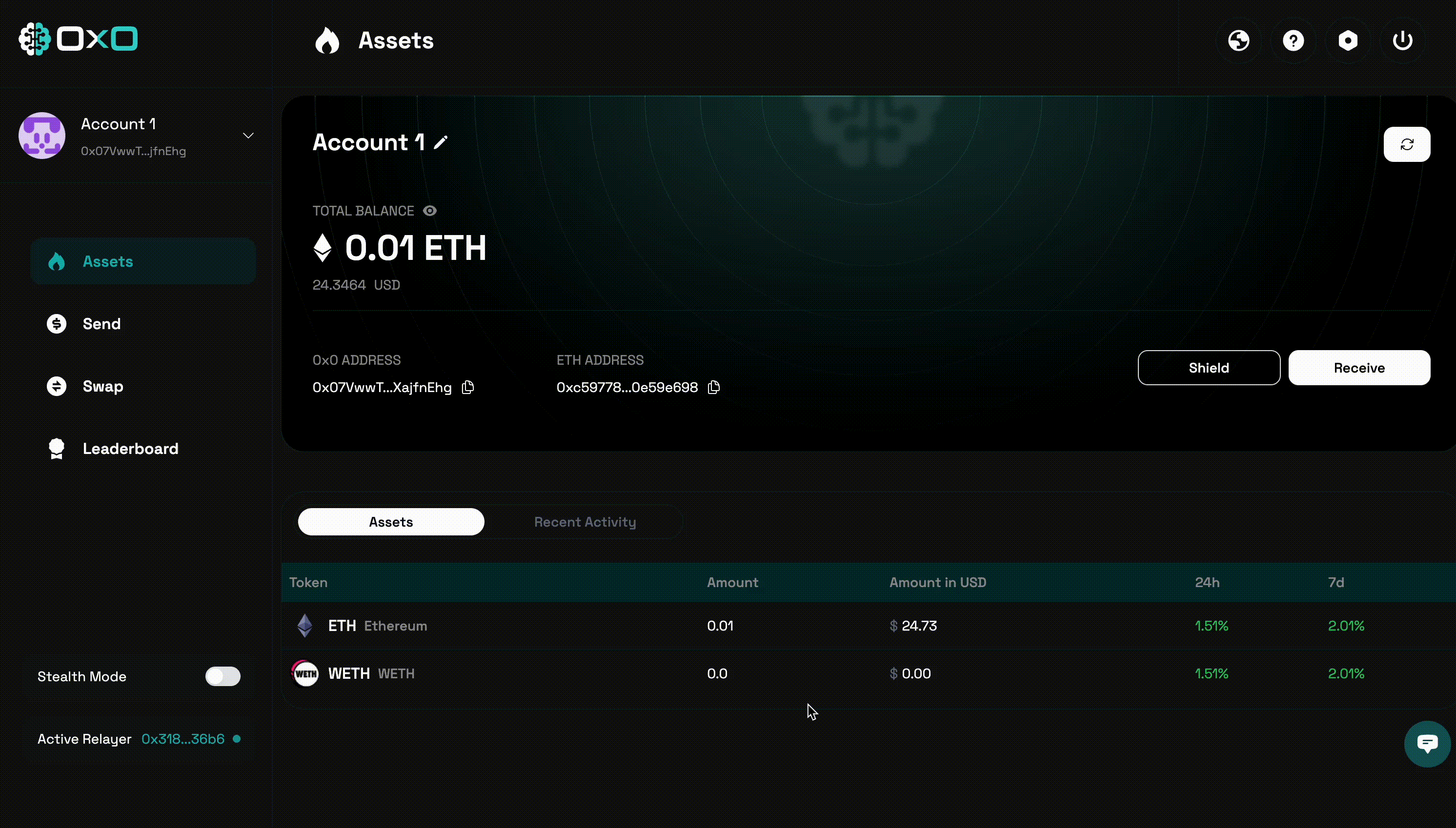 Shield Assets Example