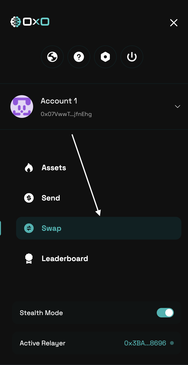 Swap Assets Example