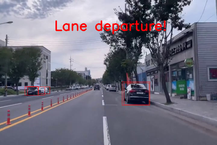 Vehicle lane departure detection