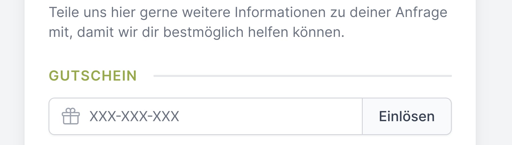 Gutscheine