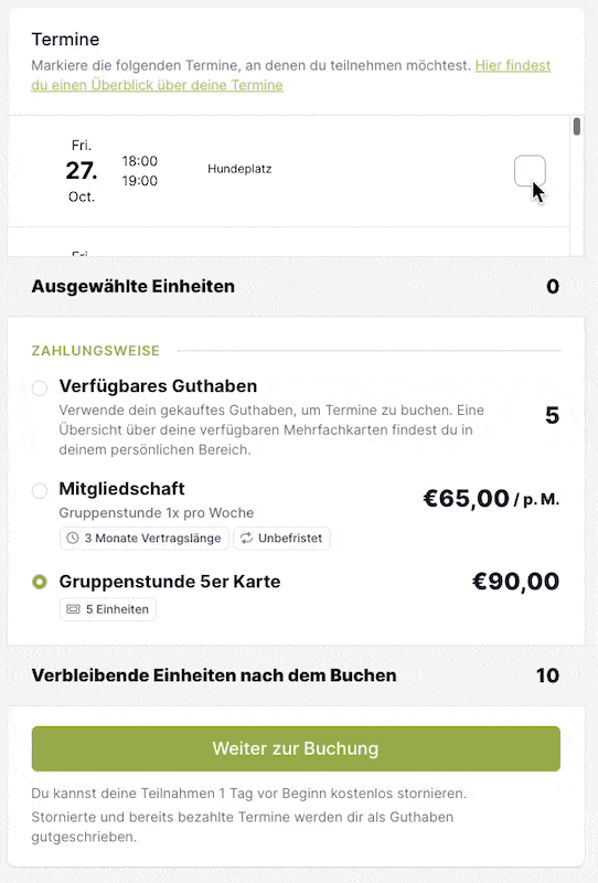 offene Gruppen