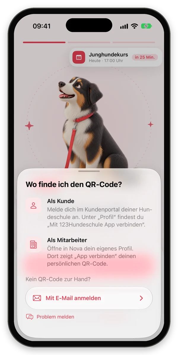 Hilfe-Fenster Wo finde ich den QR-Code mit Hinweisen für Kunden und Mitarbeiter