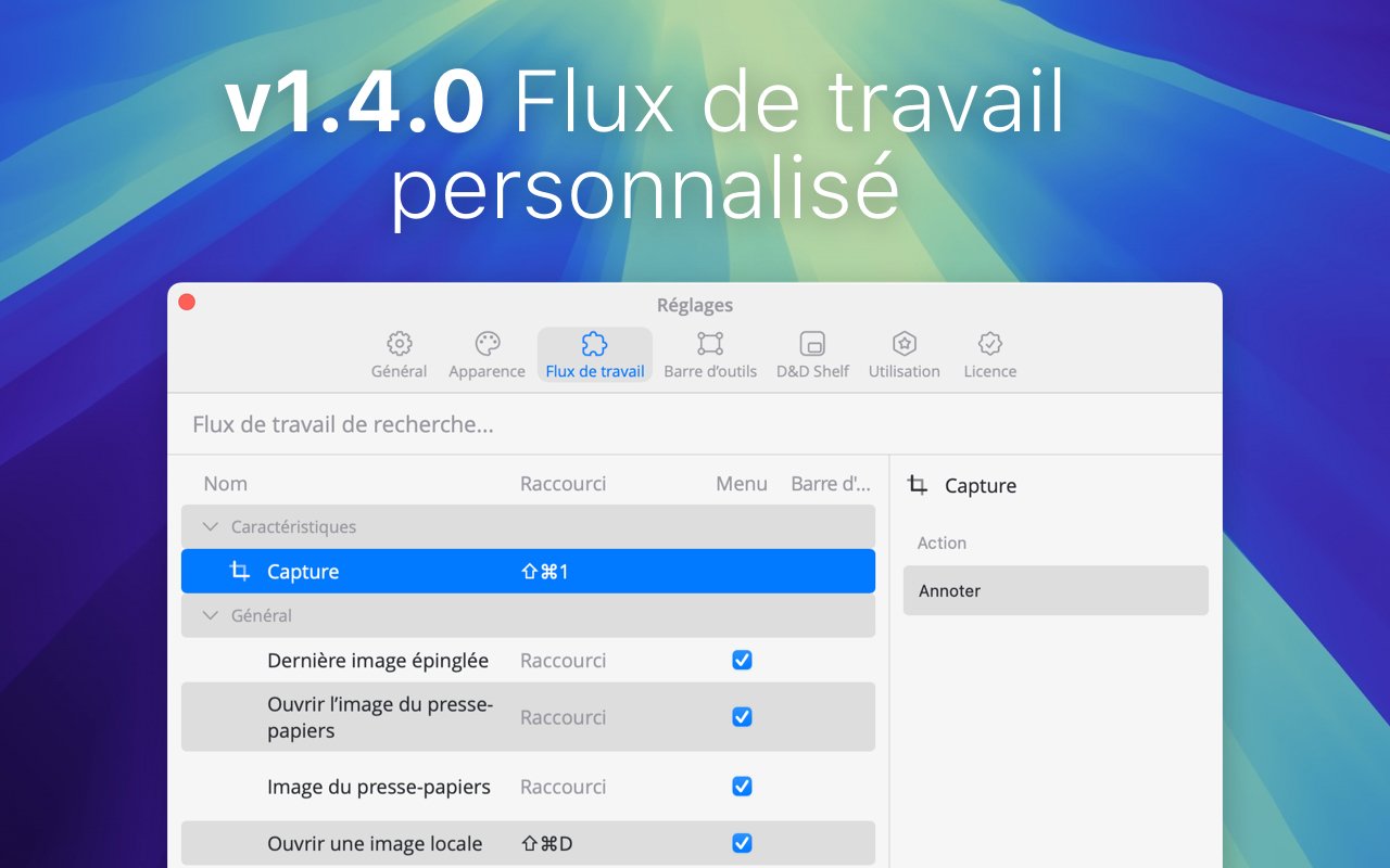 Nouveautés de la version v1.4.0