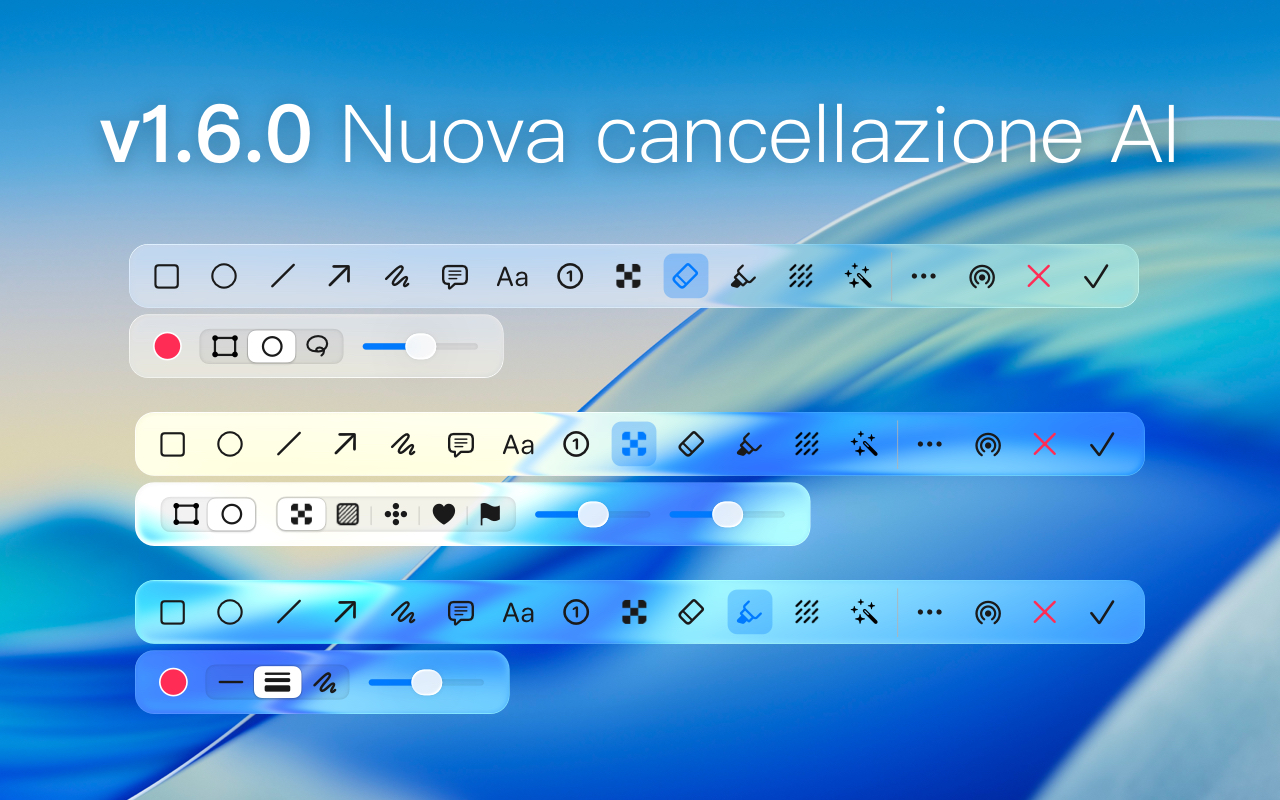 Novità della versione v1.6.0