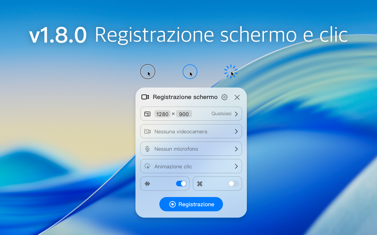 Novità della versione v1.8.0