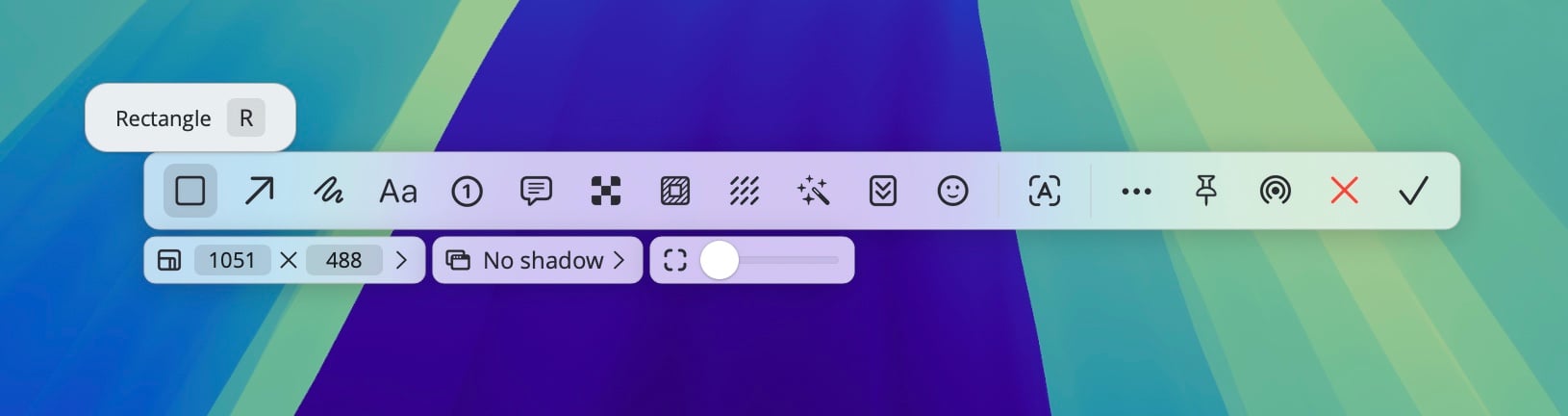 주석 도구 막대