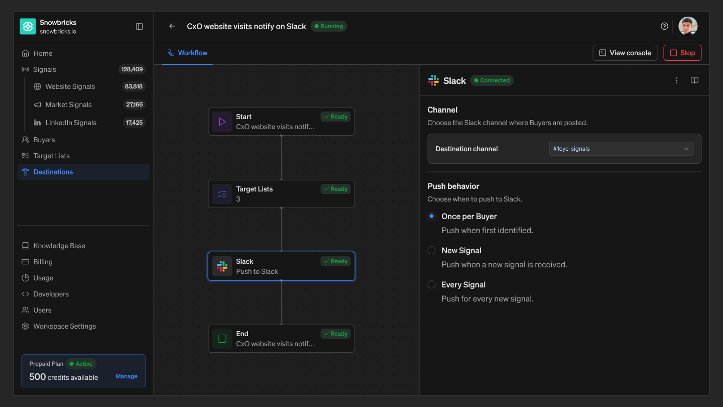 Slack Connection Confirmed