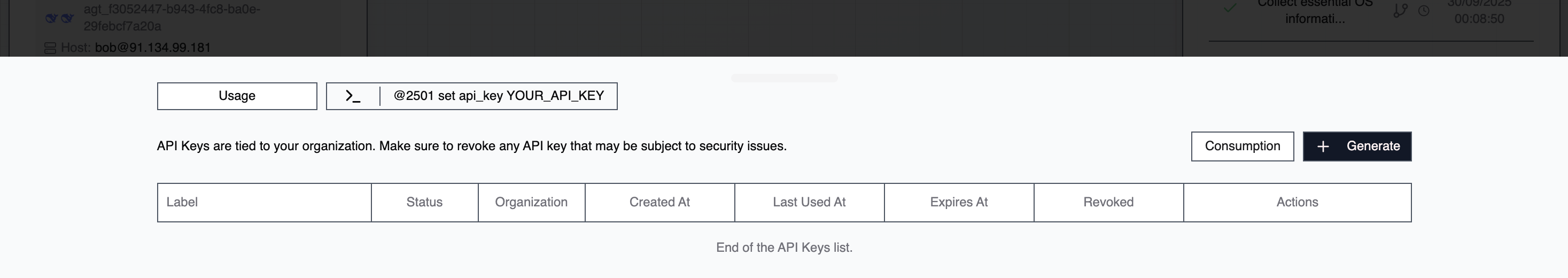 API Keys