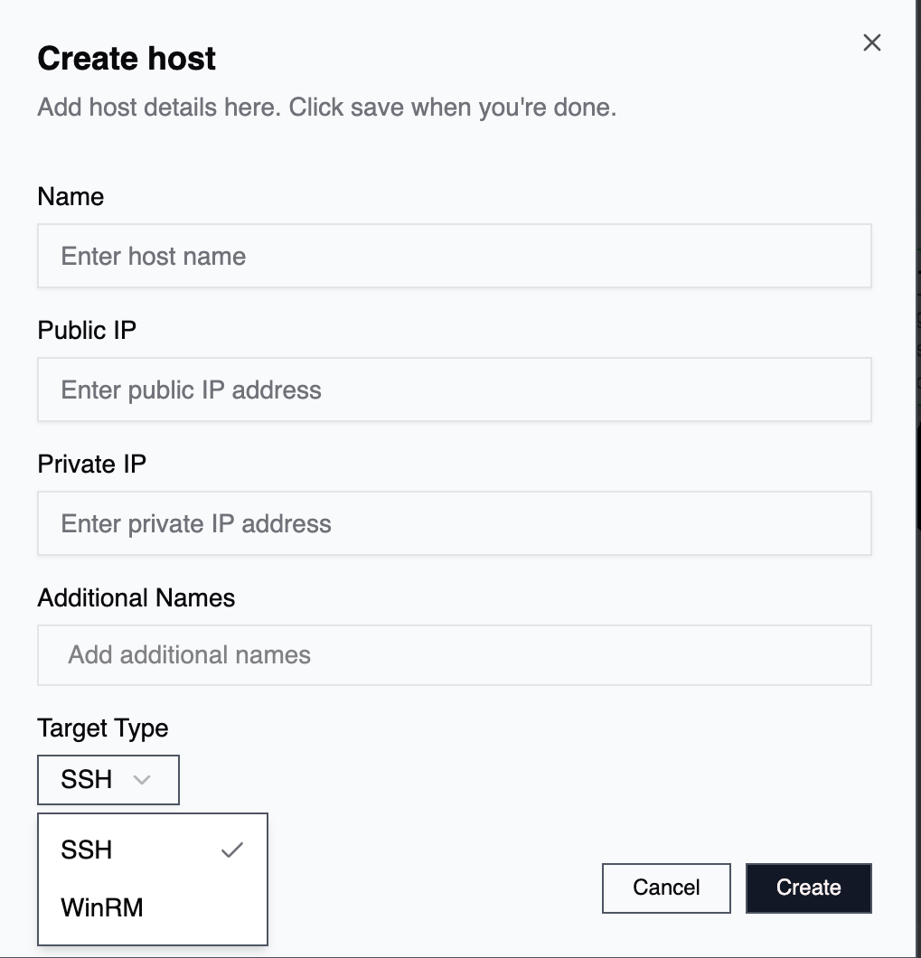Host Configuration