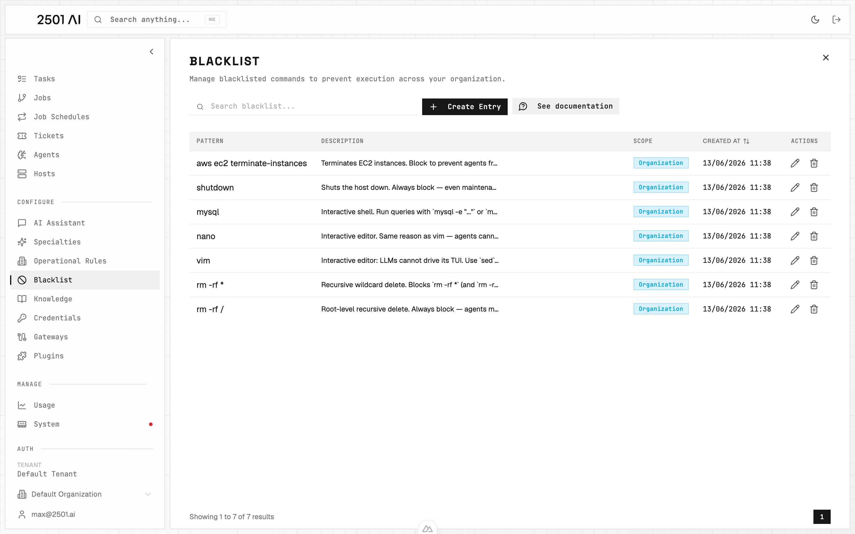 Blacklist