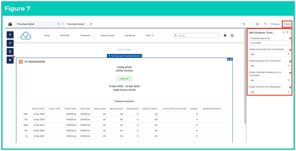 Screenshot from Customisable Community Components (Utilities) - Administrator Guide
