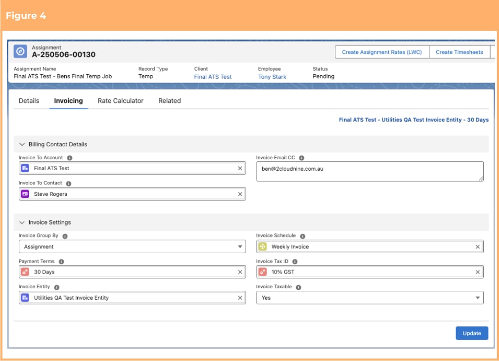 Screenshot from 2cloudnine Bullhorn for Salesforce (BH4SF) Integration User Guide