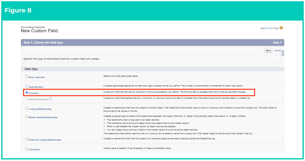 Screenshot from 2cloudnine General Ledger - Configuration and Implementation Guide v1.8