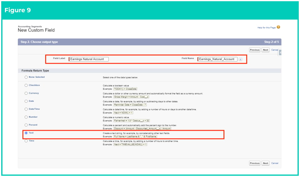 Screenshot from 2cloudnine General Ledger - Configuration and Implementation Guide v1.8