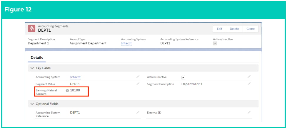 Screenshot from 2cloudnine General Ledger - Configuration and Implementation Guide v1.8
