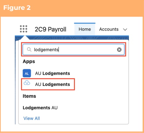 Screenshot from QRG Payroll Tax Lodgements