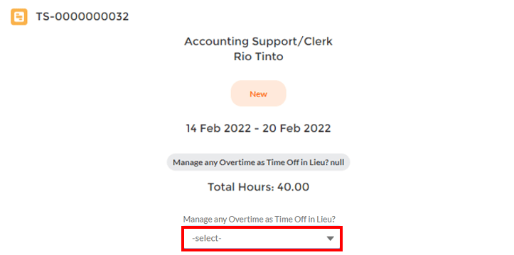 Screenshot from QRG Employee Portal - Enter Payee Timesheets