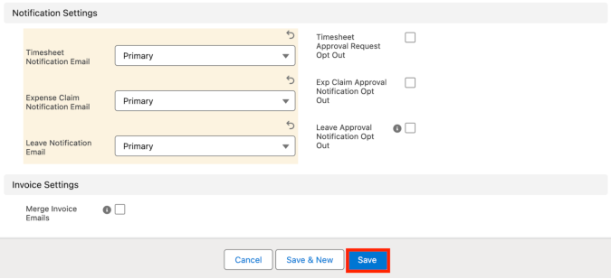 Screenshot from QRG Create a Contact - Client