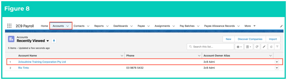 Screenshot from QRG Create a Pay Advice Template