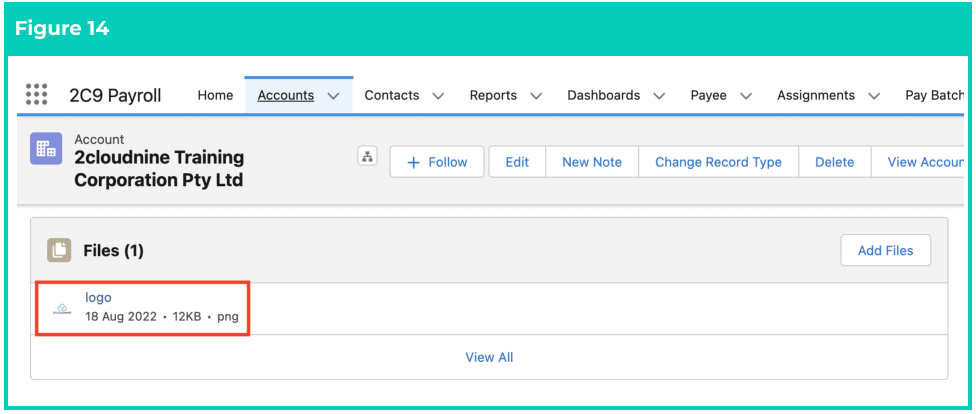 Screenshot from QRG Create a Pay Advice Template
