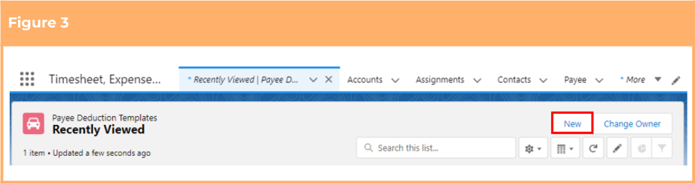 Screenshot from QRG Create a Payee Deduction Template