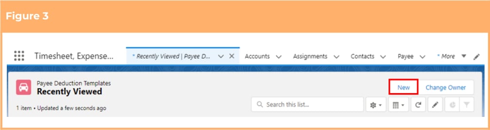 Screenshot from QRG Create a Payee Deduction Template