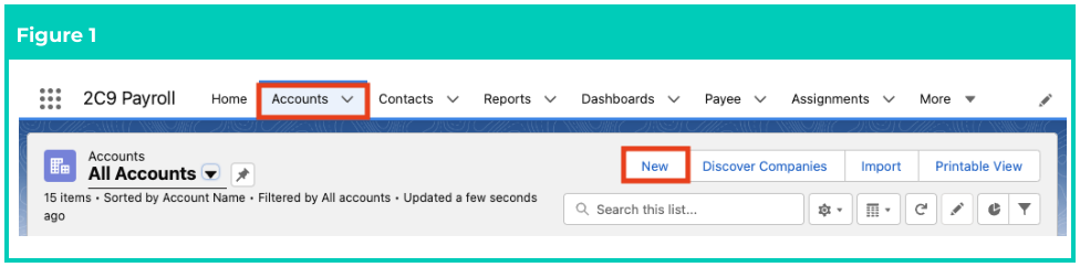 Screenshot from QRG Create an Account - Client