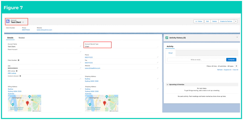 Screenshot from QRG Create an Account - Client