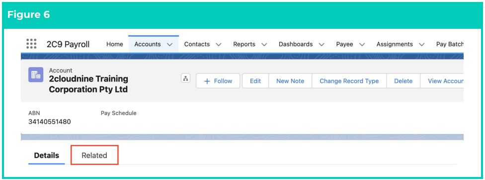 Screenshot from QRG Create an Account - Invoice Entity