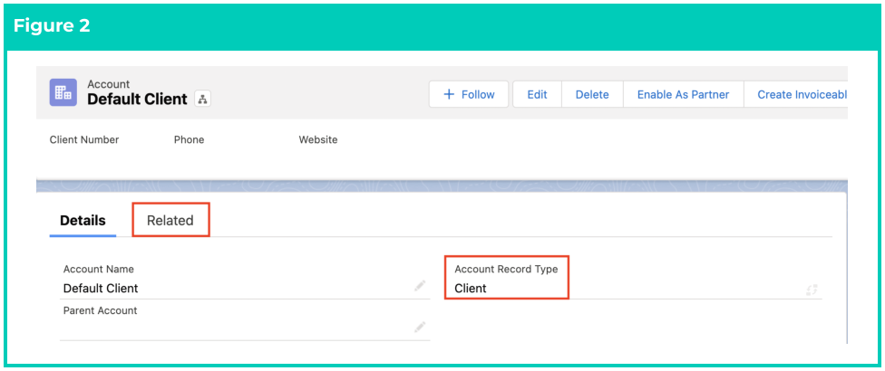 Screenshot from QRG Create Invoice Settings