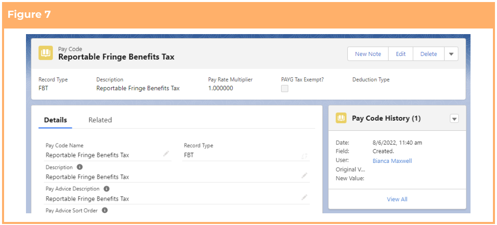 Screenshot from QRG Create Pay Codes - FBT Pay Codes