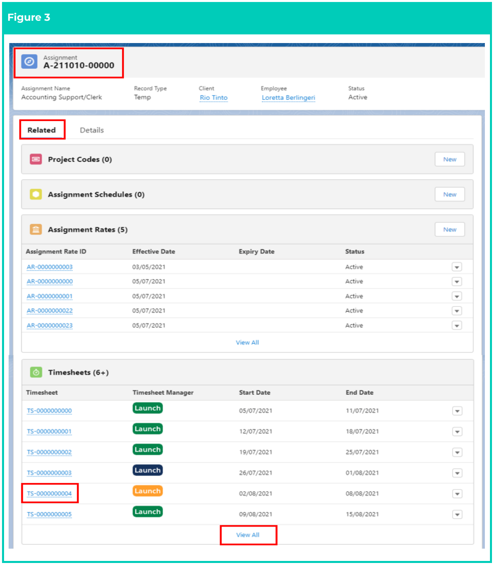 Screenshot from QRG Enter Timesheets as Payroll User
