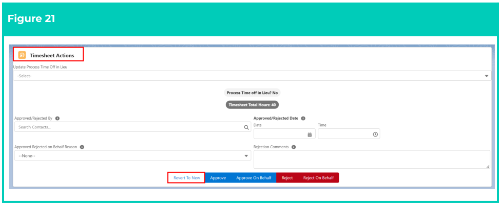 Screenshot from QRG Enter Timesheets as Payroll User
