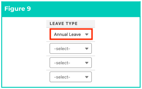 Figure 9: screenshot for QRG Timesheet Processing - Enter Timesheets as Payroll User
