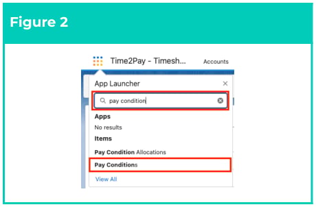 Figure 2: screenshot for QRG Field Service Extension - Create Pay Conditions