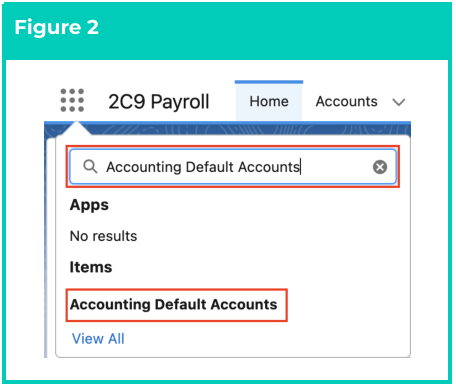 Screenshot from QRG Accounting Default Accounts - Deductions