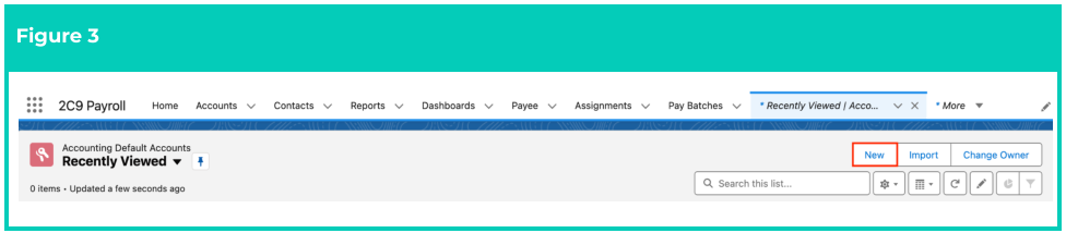Screenshot from QRG Accounting Default Accounts - Deductions