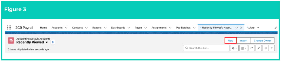 Screenshot from QRG Accounting Default Accounts - Deductions