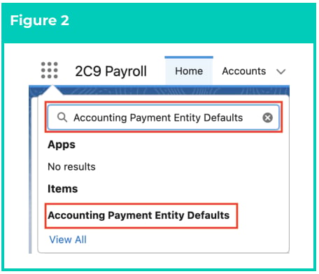 Screenshot from QRG Accounting Payment Entity Defaults