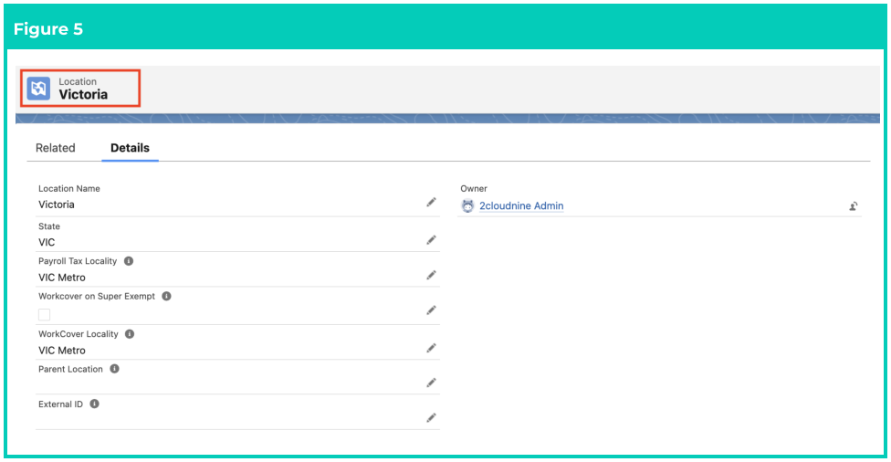 Screenshot from QRG Create a Locations record