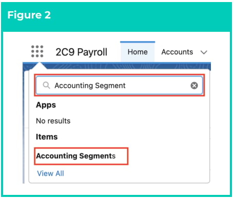 Screenshot from QRG Create Accounting Segments - Cost Code