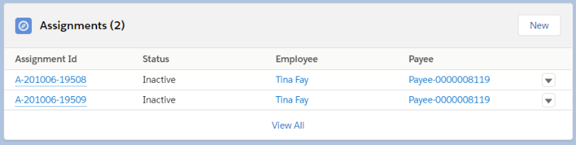 Assignment Lightning Web Component
