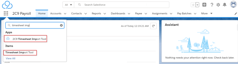 Timesheet Import Tool validate file