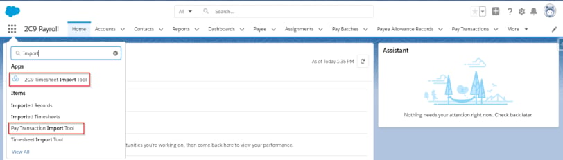 Pay Transaction Import Tool validate file
