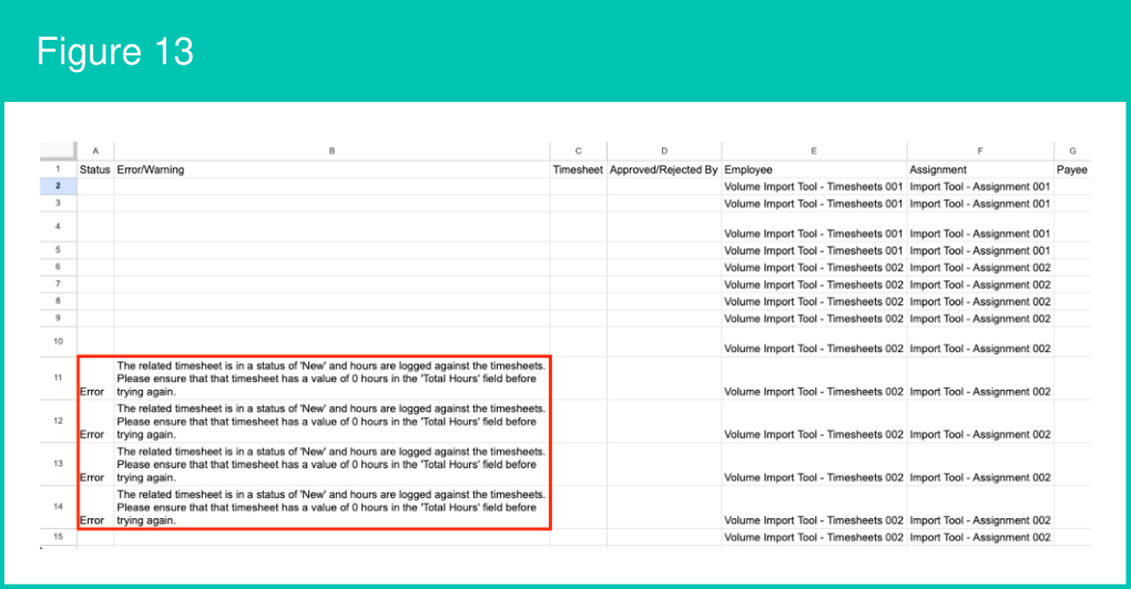 Figure 13: screenshot for QRG Integrated Import Tool - Upload and Process Import Files