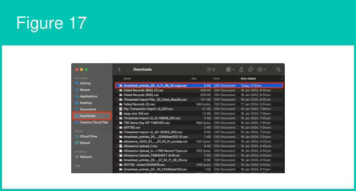 Figure 17: screenshot for QRG Integrated Import Tool - Upload and Process Import Files