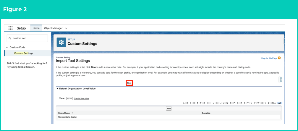 Figure 2: screenshot for Integrated Import Tool - Configuration and Implementation Guide
